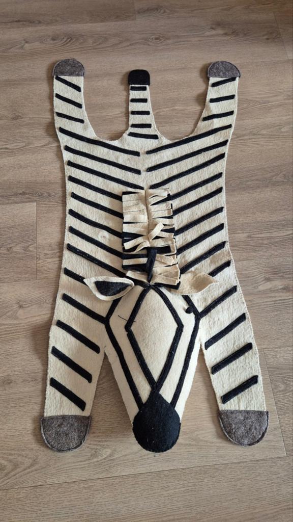 Loods 5 Zebra kleed, Ophalen of Verzenden, Zo goed als nieuw, Rechthoekig, 200 cm of meer