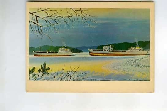scheepvaart-foto/kaart-FINLAND-finska tankfarth, Ophalen of Verzenden, Zo goed als nieuw, Boek of Tijdschrift