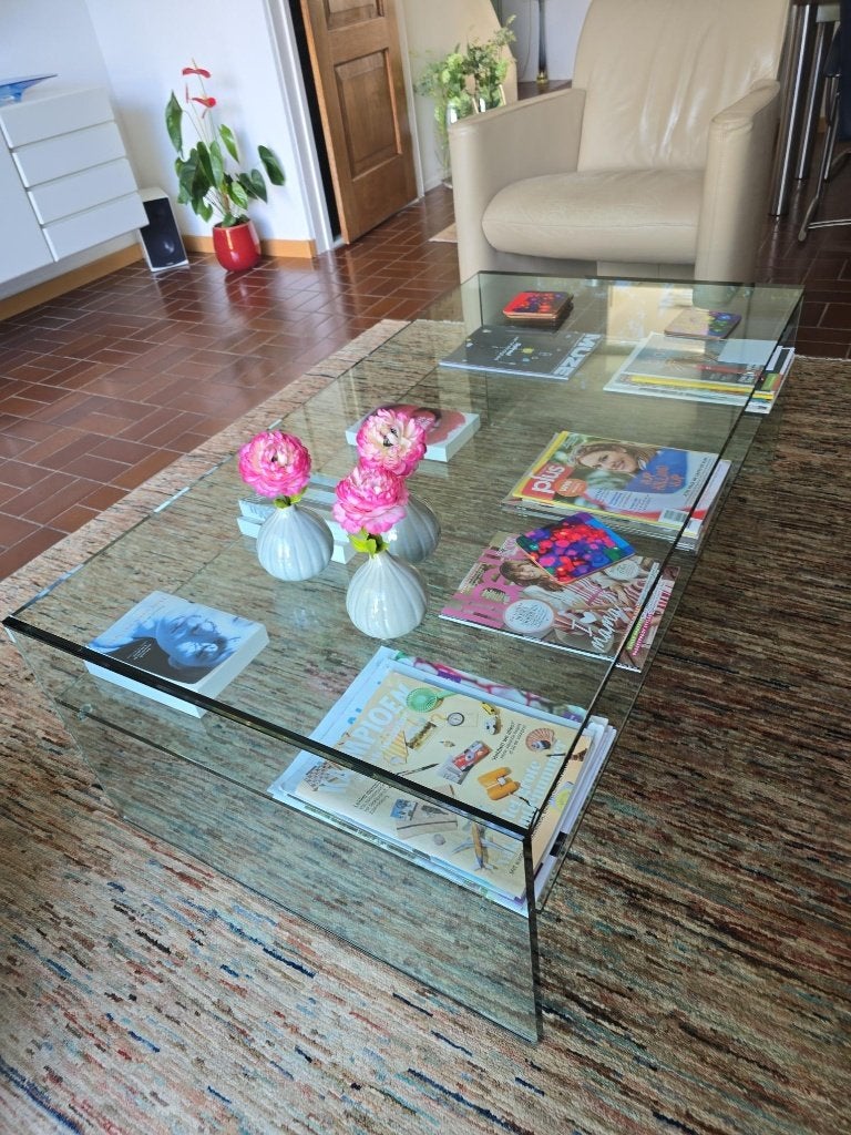Glazentafel, Fratina (design Tonelli), lxbxh 128x68x40 cm, Ophalen, 100 tot 150 cm, Een tijdloos design. Merk Fratina en ontwerp Tonelli.