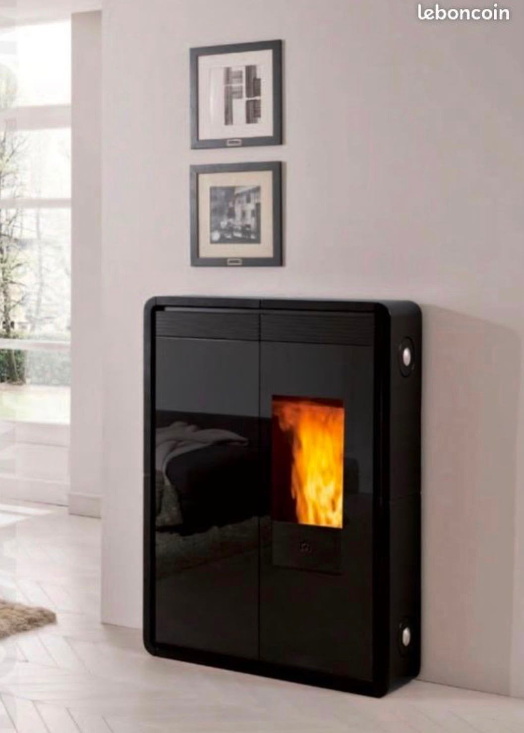 Pellethaard - Edilkamin Tiny - zeer platte kachel zgan, Huis en Inrichting, Kachels, Overige brandstoffen, Ophalen of Verzenden
