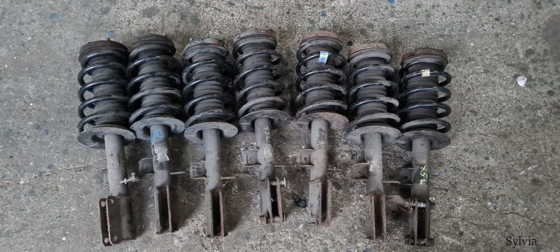 Veerpoot schokdemper links voorzijde BMW X5 E53, Gebruikt, -, -, Ophalen of Verzenden