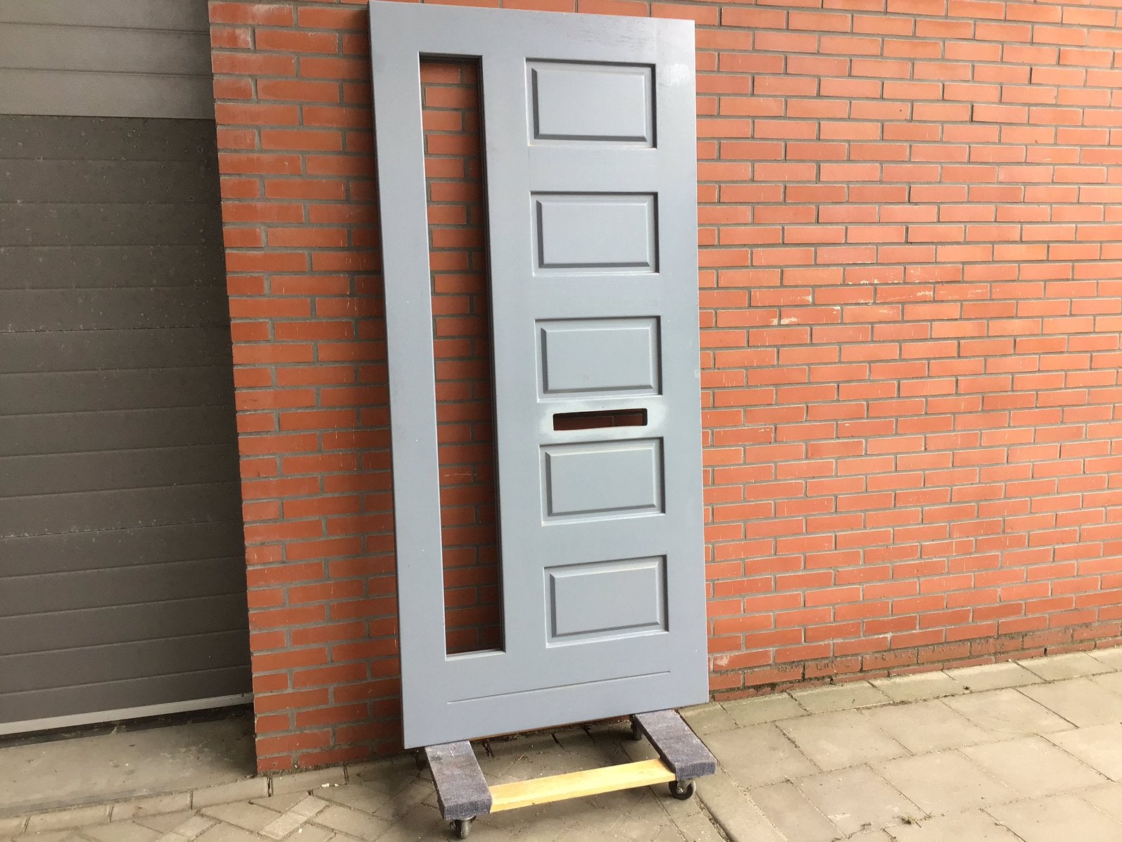 Merbau voordeur nieuw  mt 93x 201.5, Doe-het-zelf en Verbouw, Deuren en Horren, Ophalen of Verzenden, Nieuw, Buitendeur, 200 tot 215 cm