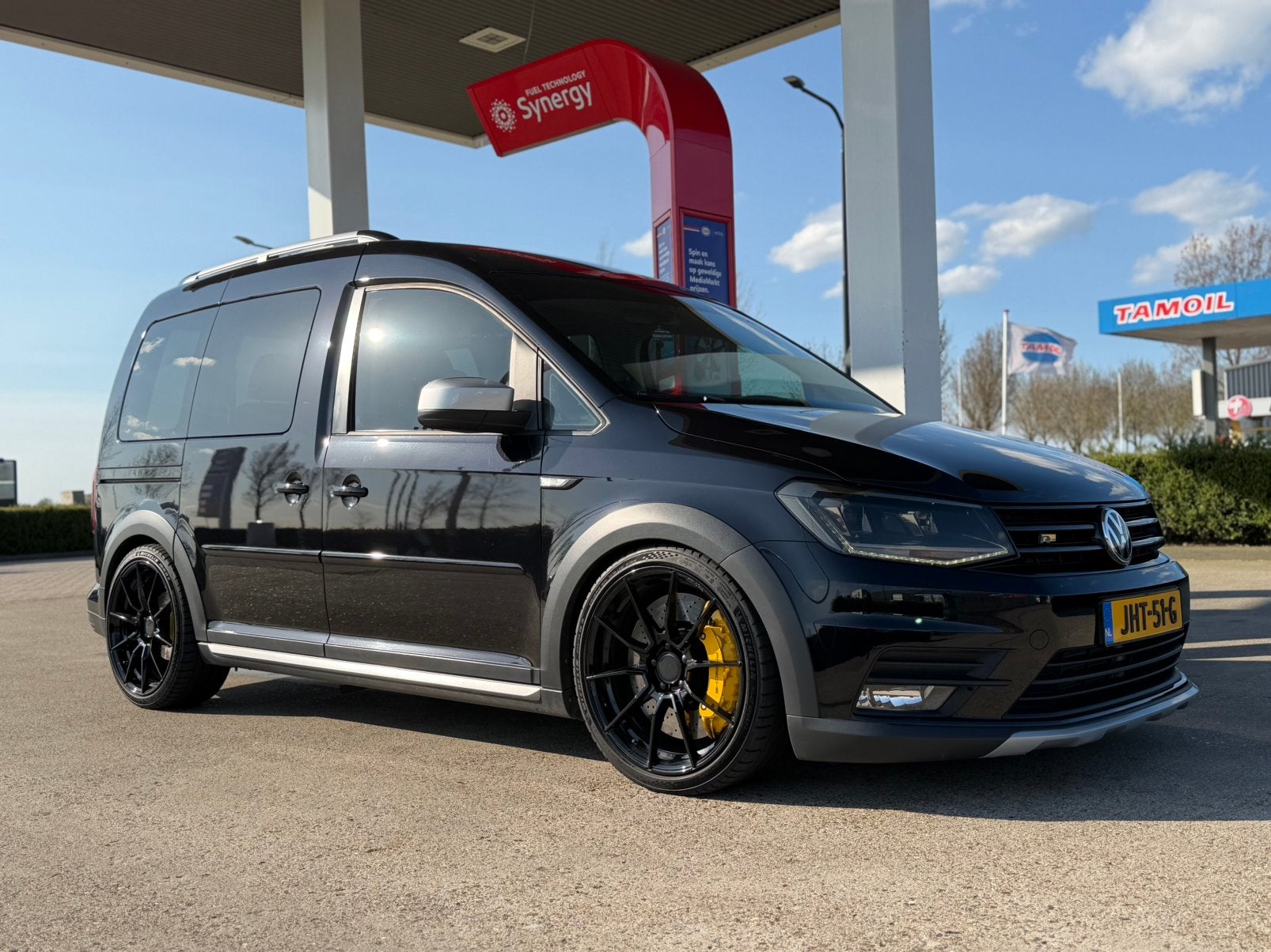 Volkswagen Caddy Alltrack 1.4 TSI DSG 240PK 7 Persoons / GTI, Euro 5, Zwart, Alcantara, Zwart