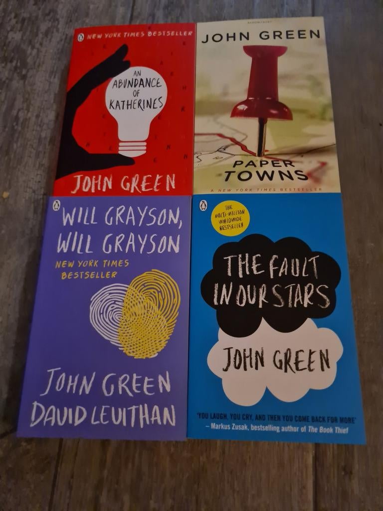 John Green boeken set (4 stuks), Ophalen of Verzenden