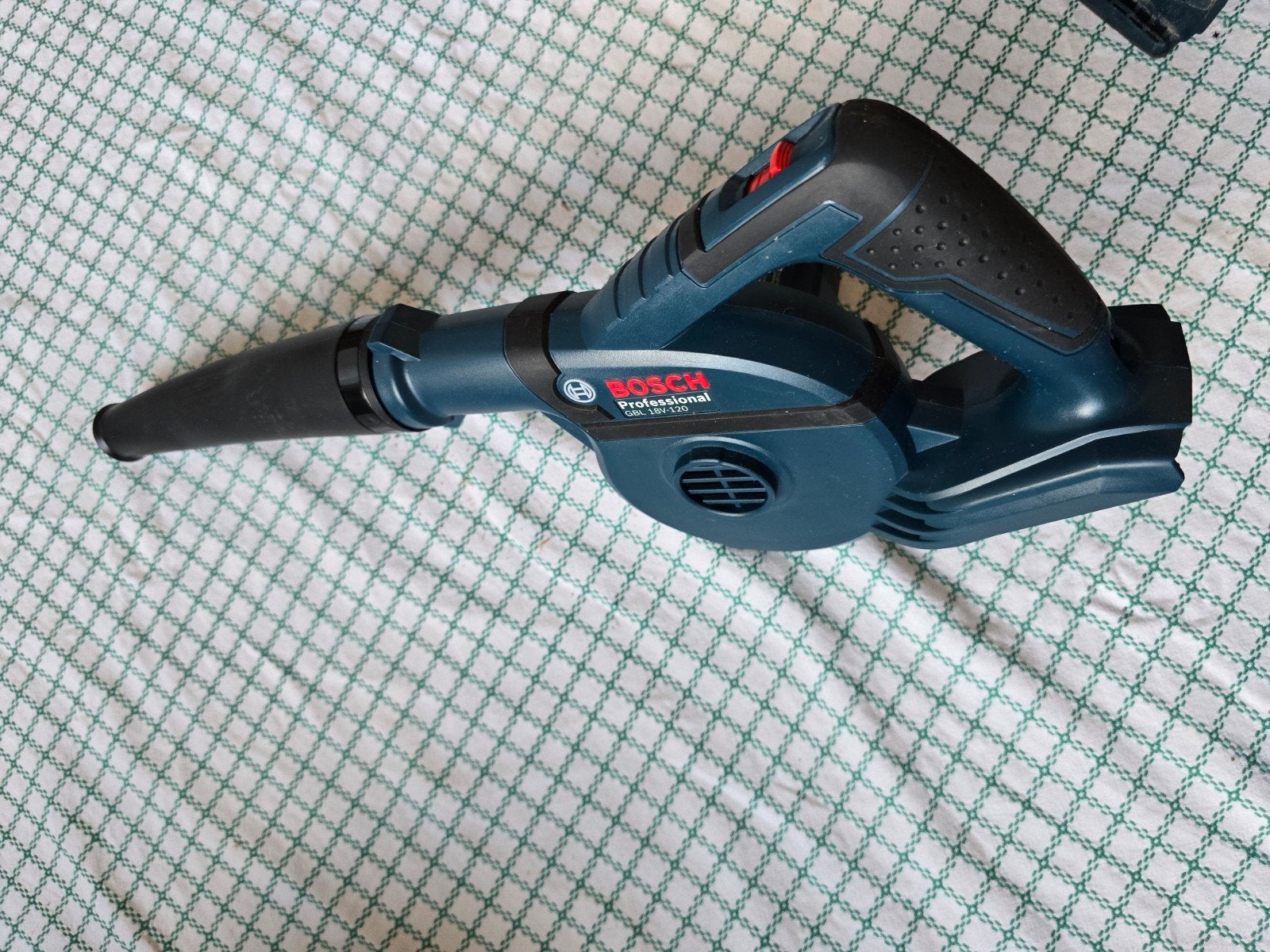 Bosch GBL 18V-120 Accu Bladblazer - Zo goed als nieuw, Ophalen of Verzenden, Zo goed als nieuw, Bosch, Accu