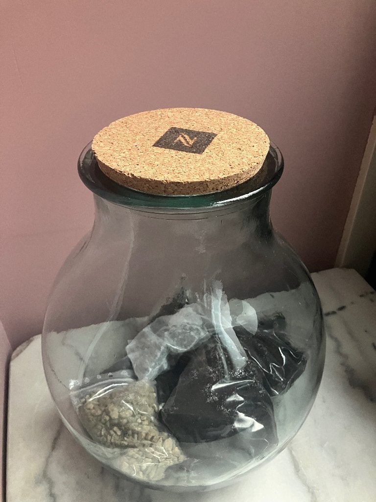 Diy bottle garden / terrarium, Ophalen, Nieuw, Glas, 37 cm