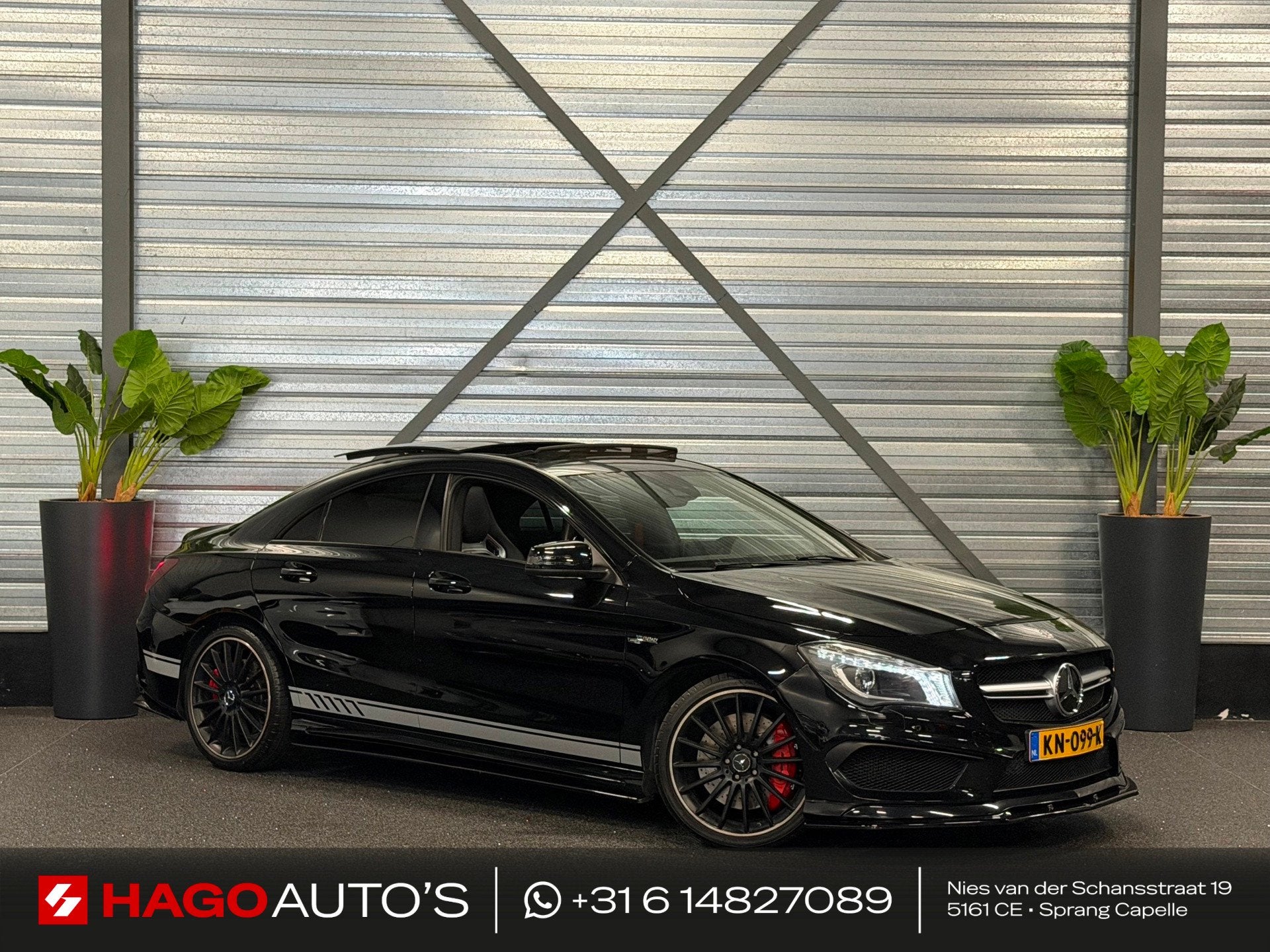 Mercedes-Benz CLA-klasse AMG 45 4MATIC 381-PK/LED/NAVI/PANO/, Auto's, Automaat, CLA, Gebruikt, Euro 6