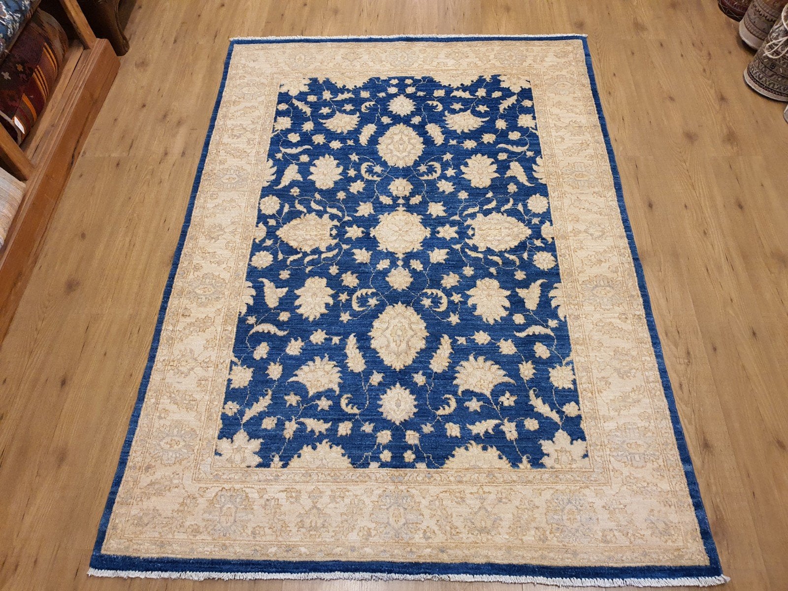 Handgeknoopt oosters tapijt ziegler 212x152, Huis en Inrichting, Stoffering | Tapijten en Kleden, Info@SlatsAntiek.nl, Perzisch
