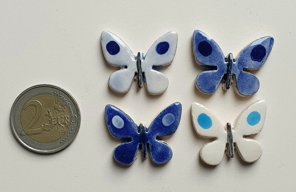 Mozaïek steentjes handgemaakte keramiek vlinders, K4A, Verzenden, Handgemaakt, Dieren, Nieuw