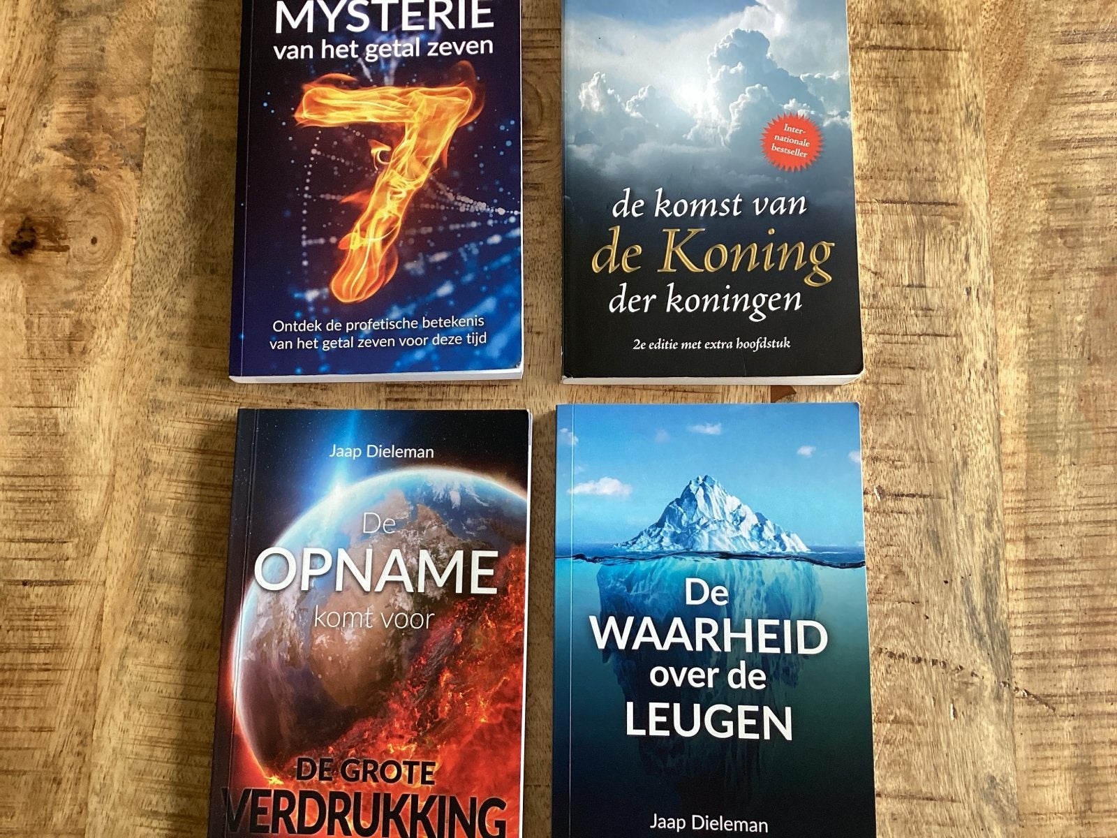 4x Jaap Dieleman Boeken - Christendom, Profetie, Geloof, Ophalen of Verzenden, Zo goed als nieuw, Christendom | Protestants