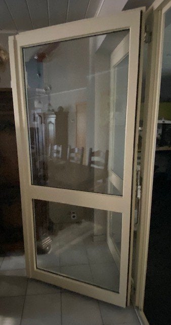 Vensterdeur - Ramen - Deuren, Ophalen, Gebruikt, 80 tot 100 cm, Binnendeur