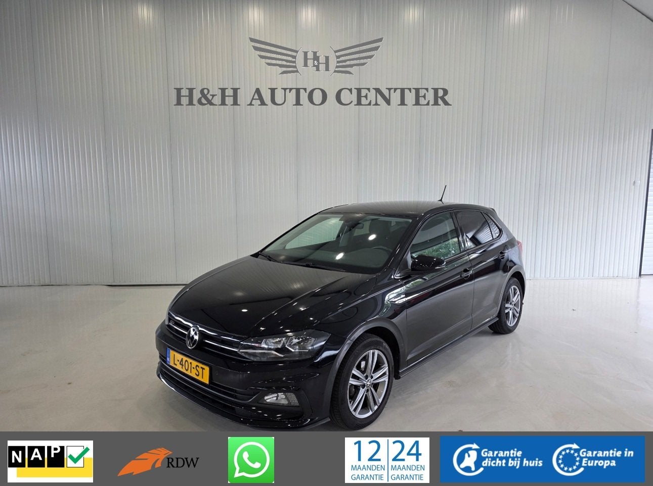 Volkswagen Polo 1.0 TSI R-Line Edition |Carplay|Camera|Navi|, Stof, Gebruikt, Met garantie (alle), 1096 kg