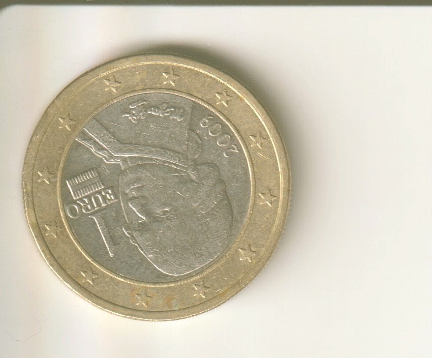 1 euro 2009 oostenrijk, Postzegels en Munten, Munten | Europa | Euromunten, Verzenden, Oostenrijk, 2 euro
