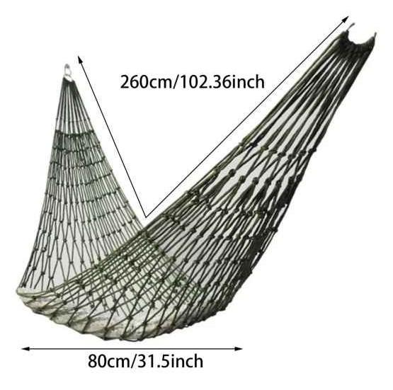 hangmat 240 x 80 cm in groen - nieuw / ongebruikt, Opvouwbaar, Nieuw, Ophalen of Verzenden, Eenpersoons