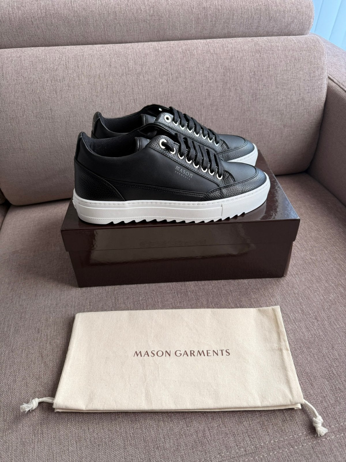 Mason garments maat 42 zwart Tia Bicolore, Kleding | Heren, Schoenen, Zwart, Nieuw, Ophalen of Verzenden, Sneakers of Gympen