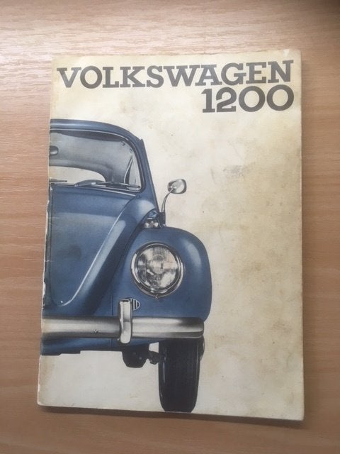 Volkswagen 1200 Kever Handleiding (augustus 1964)  NL, Ophalen of Verzenden