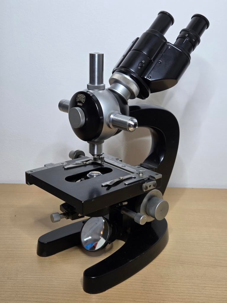 Hensoldt Wetzlar microscoop. opknapper., Ophalen of Verzenden, Gebruikt, Vergrootglas of Loep