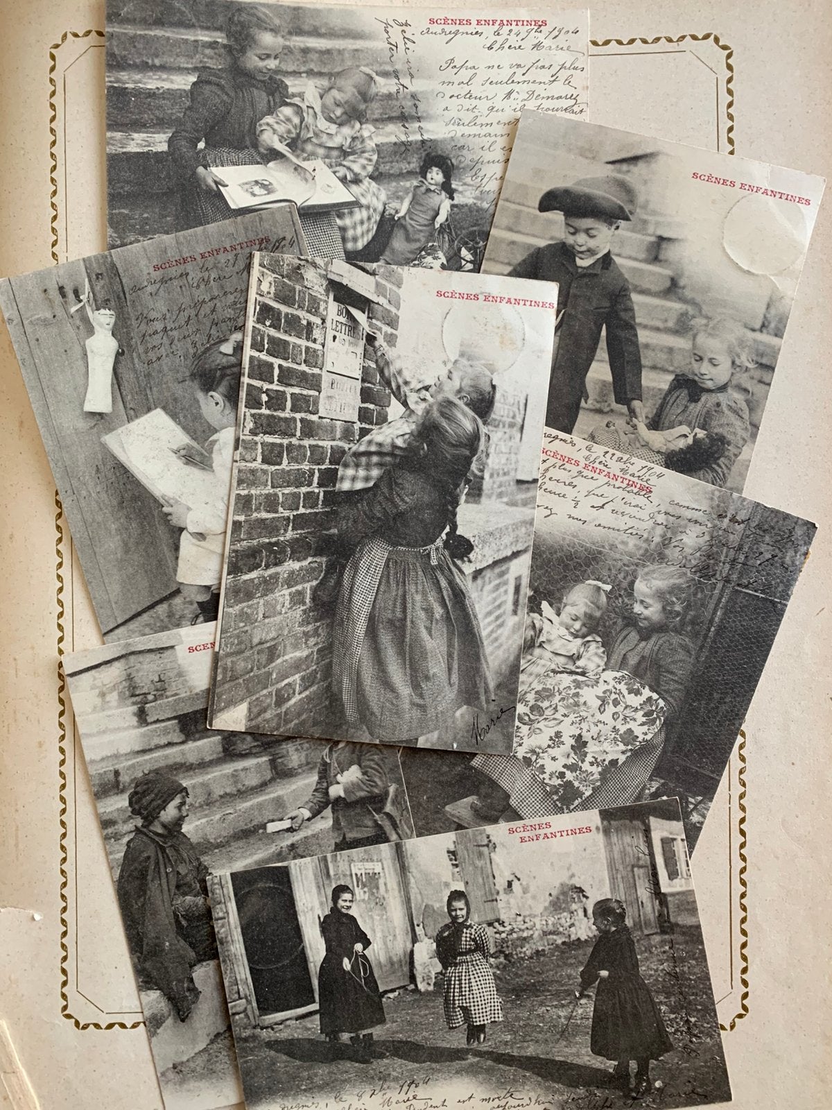 1904 Scenes Enfantines (NN), Ophalen of Verzenden, Voor 1920, Gelopen, Kinderen