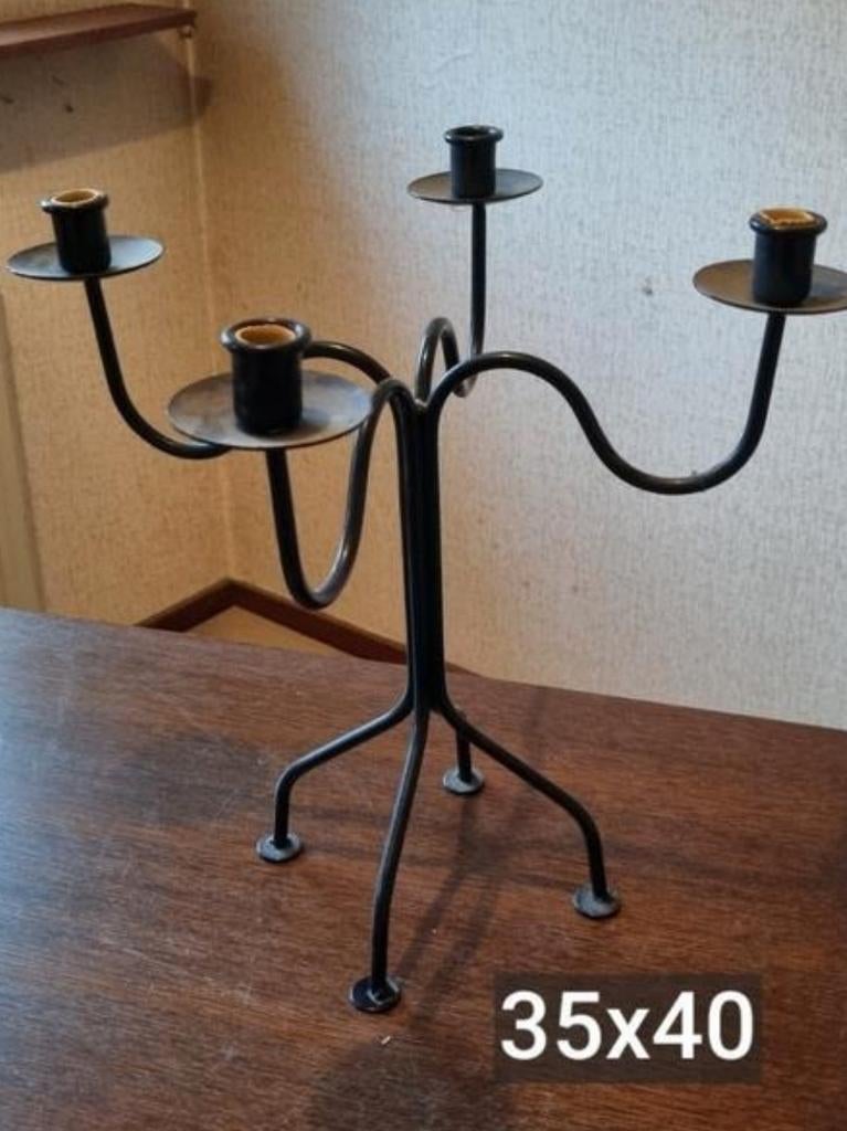 Kaarsen staander, Antiek en Kunst, Ophalen of Verzenden, Koper of Brons
