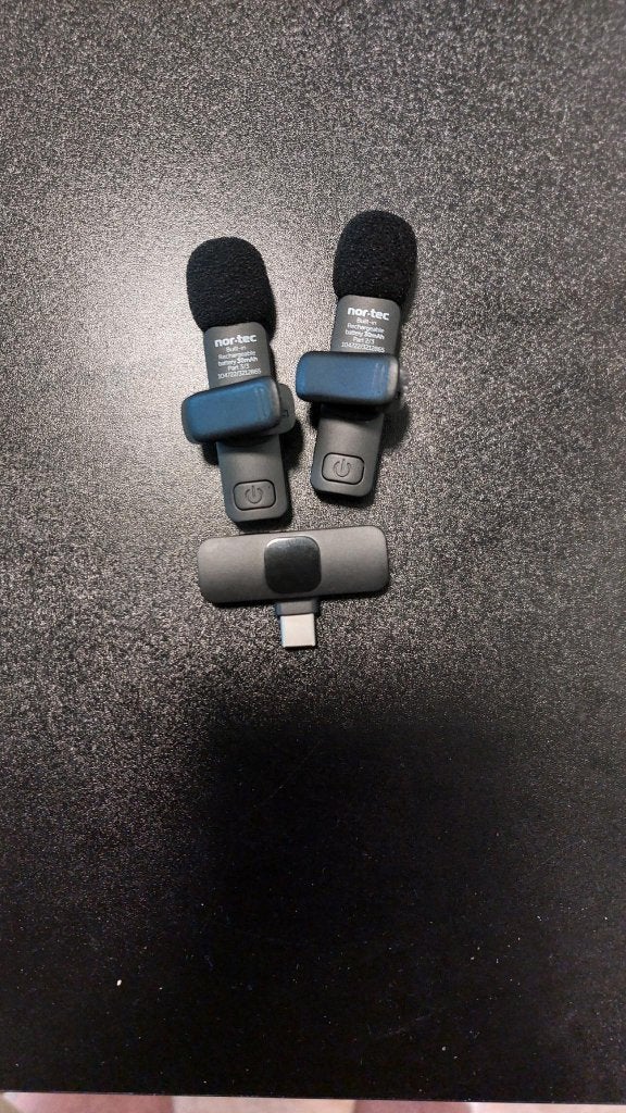 Nor-Tec Draadloze Lavalier Microfoon Set (2 , USB-C), Ophalen of Verzenden, Nieuw, Zangmicrofoon, Draadloos