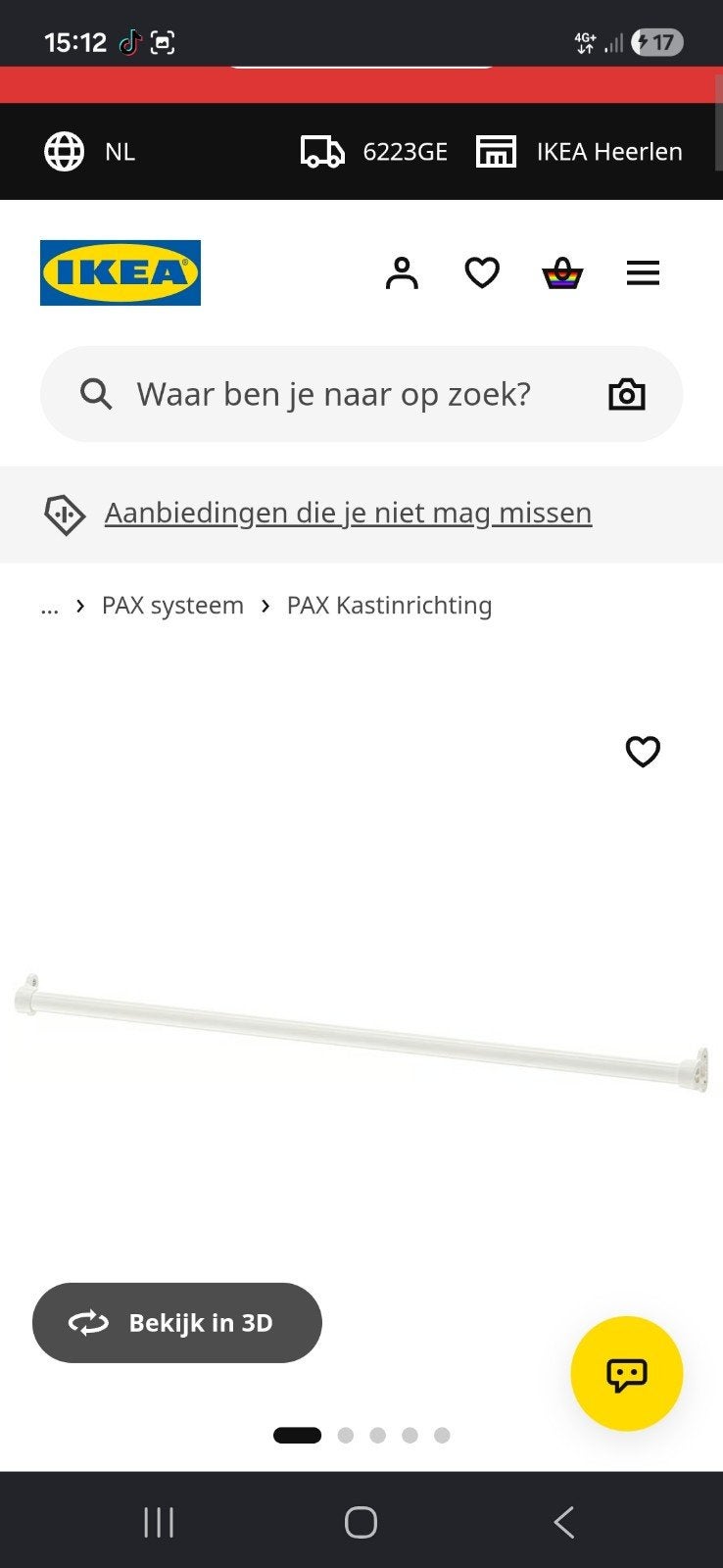 IKEA PAX Kledingkast met diverse KOMPLEMENT onderdelen, Ophalen of Verzenden, 50 tot 75 cm, 50 tot 100 cm, 200 cm of meer