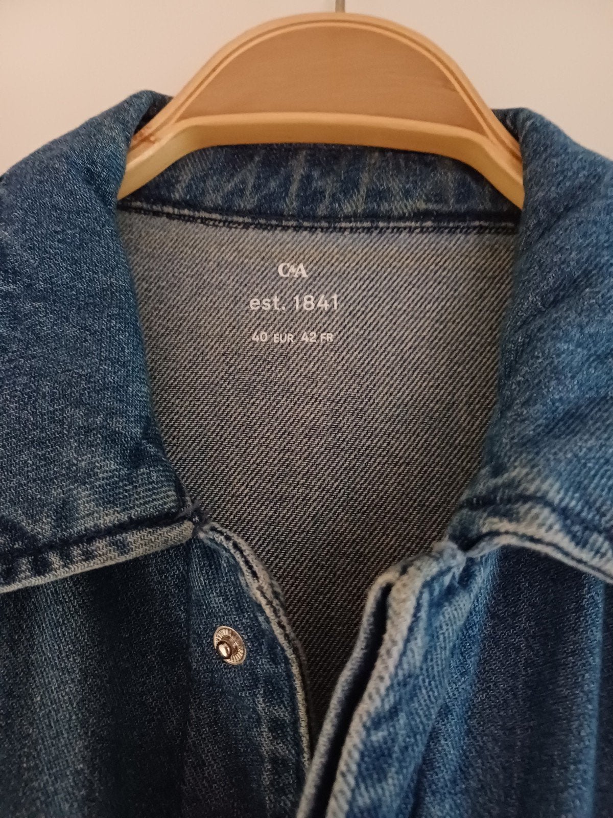C&A Denim Jumpsuit Maat 40 (M), Maat 38/40 (M), Blauw, Ophalen of Verzenden, Zo goed als nieuw