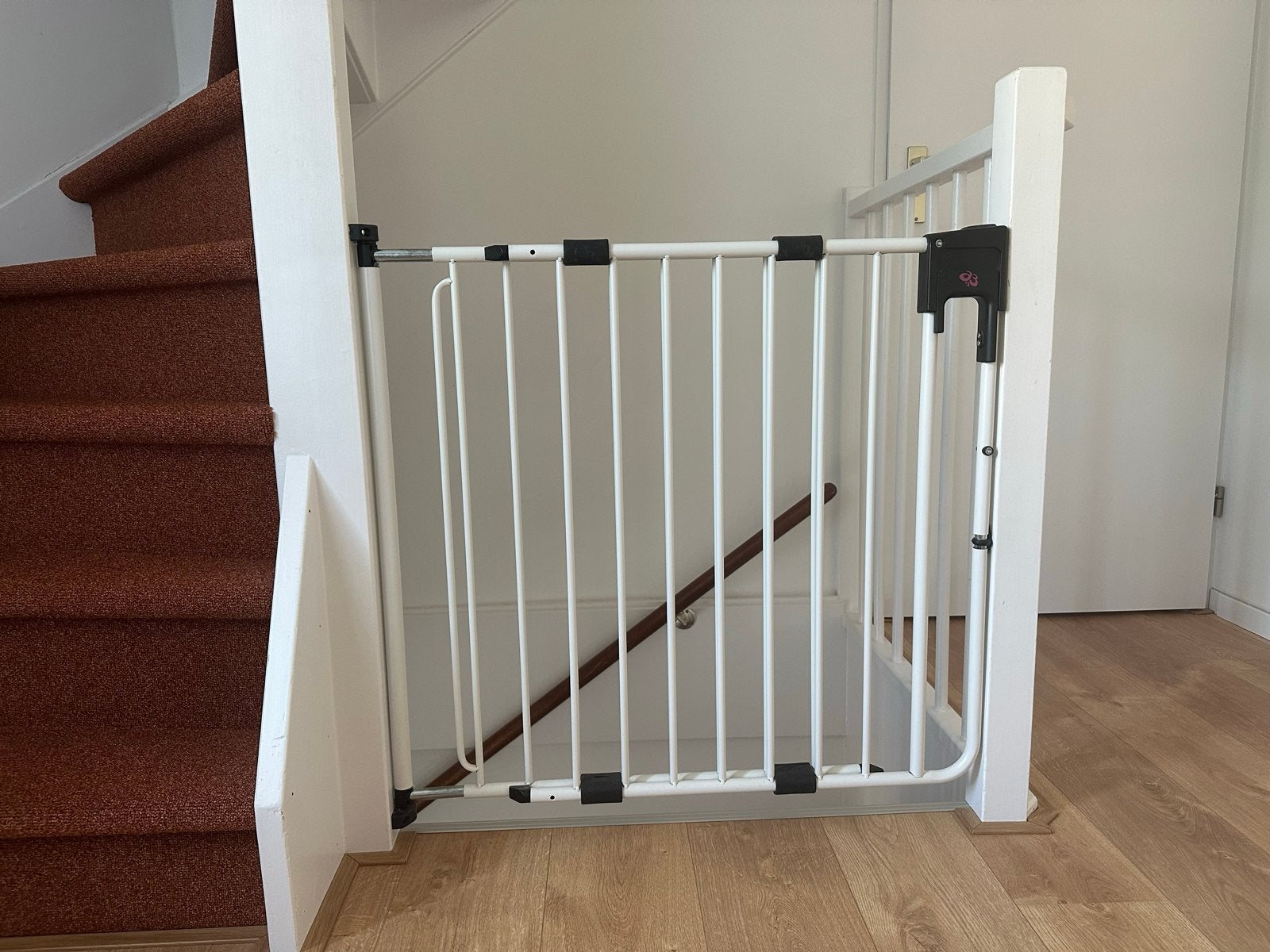 A3 Baby & Kids SafetyDoor Traphekje - 2 stuks, Kinderen en Baby's, Traphekjes, Ophalen, Zo goed als nieuw, 115 cm of meer, Metaal of IJzer