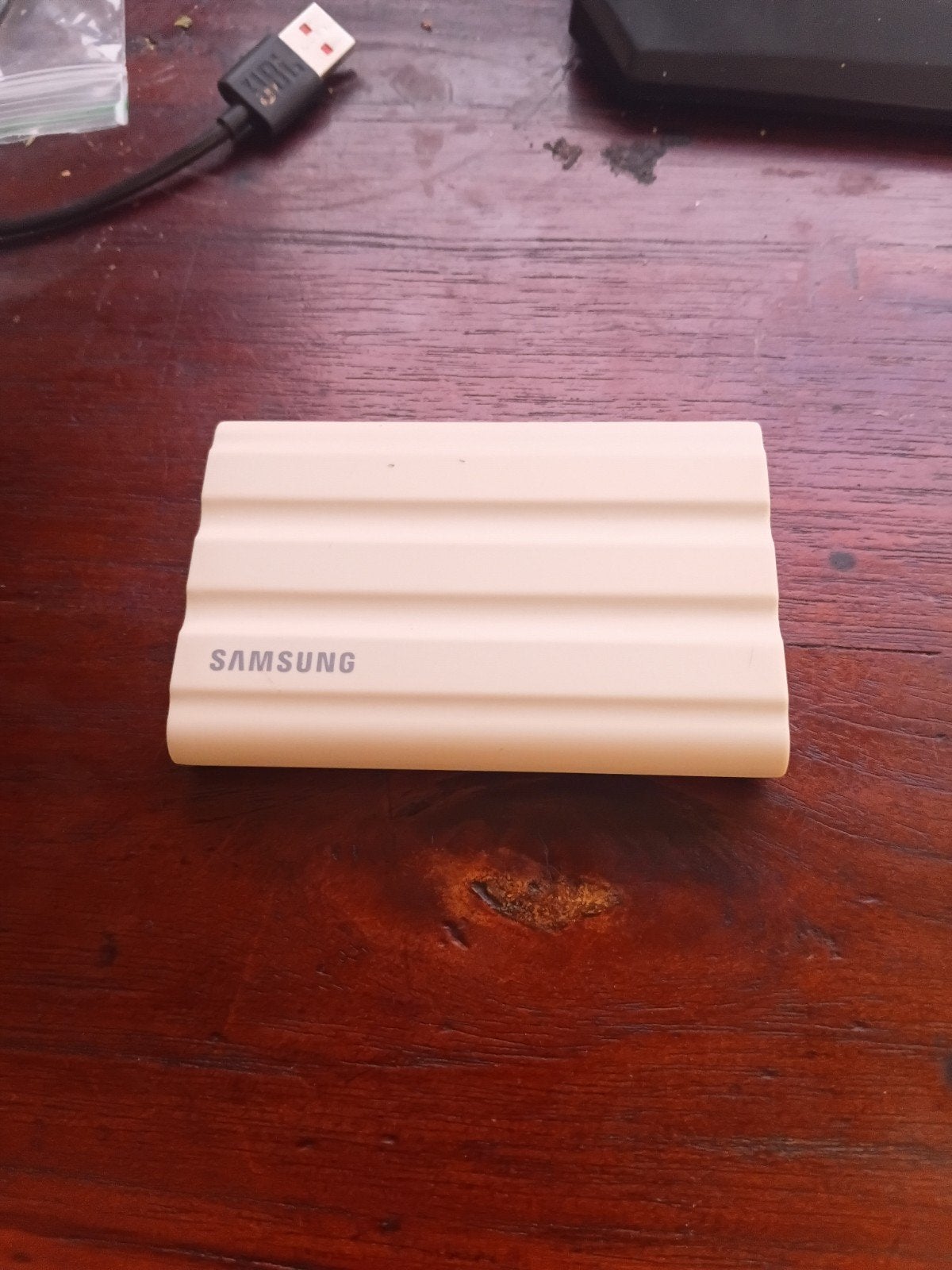 samsung t7 shield 2tb externe ssd, Computers en Software, Harde schijven, SSD, Samsung SSD, Ophalen of Verzenden, Zo goed als nieuw