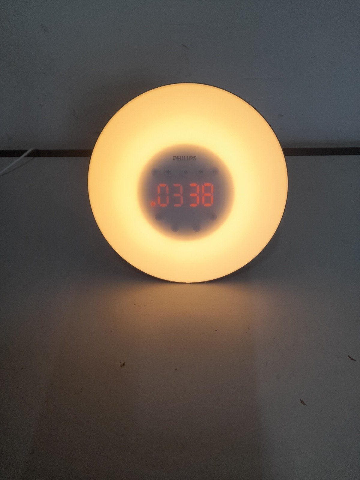 Philips wake up light HF3506, Ophalen of Verzenden, Gebruikt, Digitaal