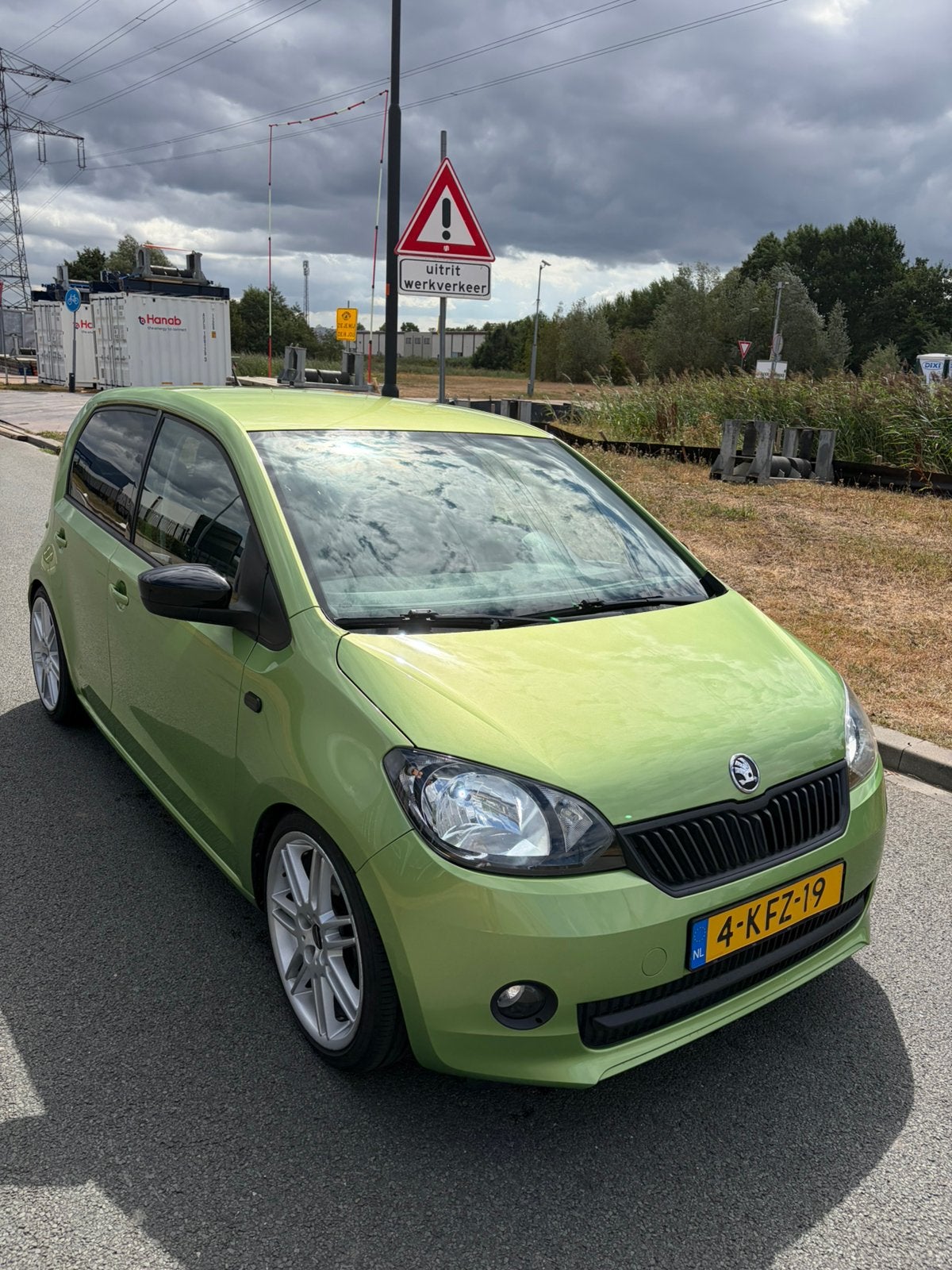 Skoda Citigo 1.0 T 44KW 2012 Groen, Voorwielaandrijving, Stof, Zwart, 840 kg