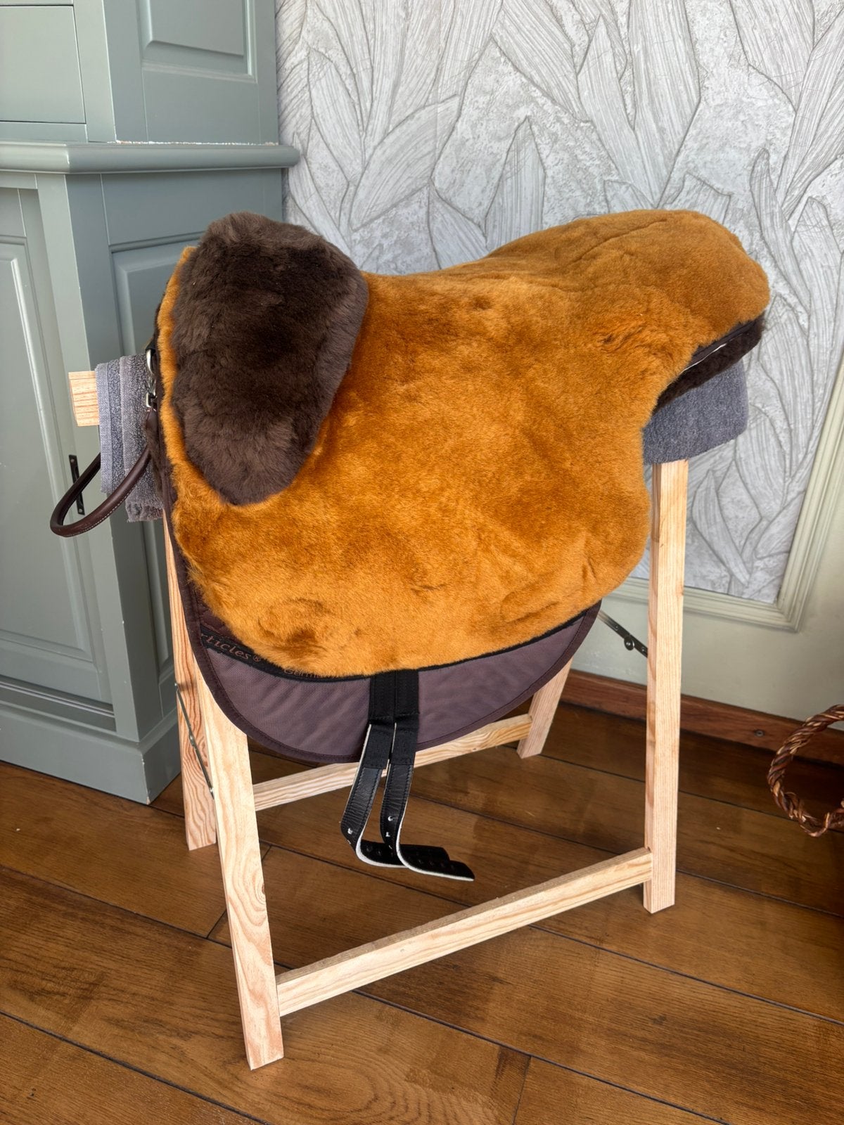 FRA Rijsjabrak barebackpad Macon Extra Merino Bruin/Capp, Ophalen of Verzenden, Nieuw