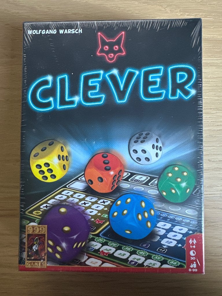 Clever - nieuw in verpakking, Een of twee spelers, Ophalen of Verzenden, Nieuw, 999 Games