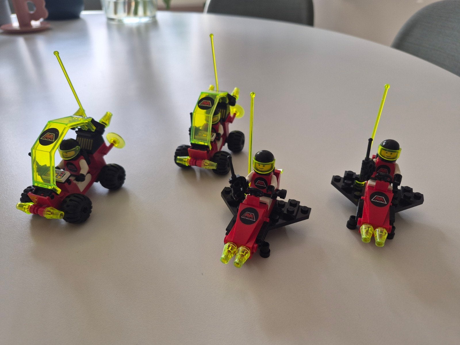 Lego Space M-Tron - 2x 6811 en 2x 6833, Gebruikt, Lego, Ophalen of Verzenden, Space