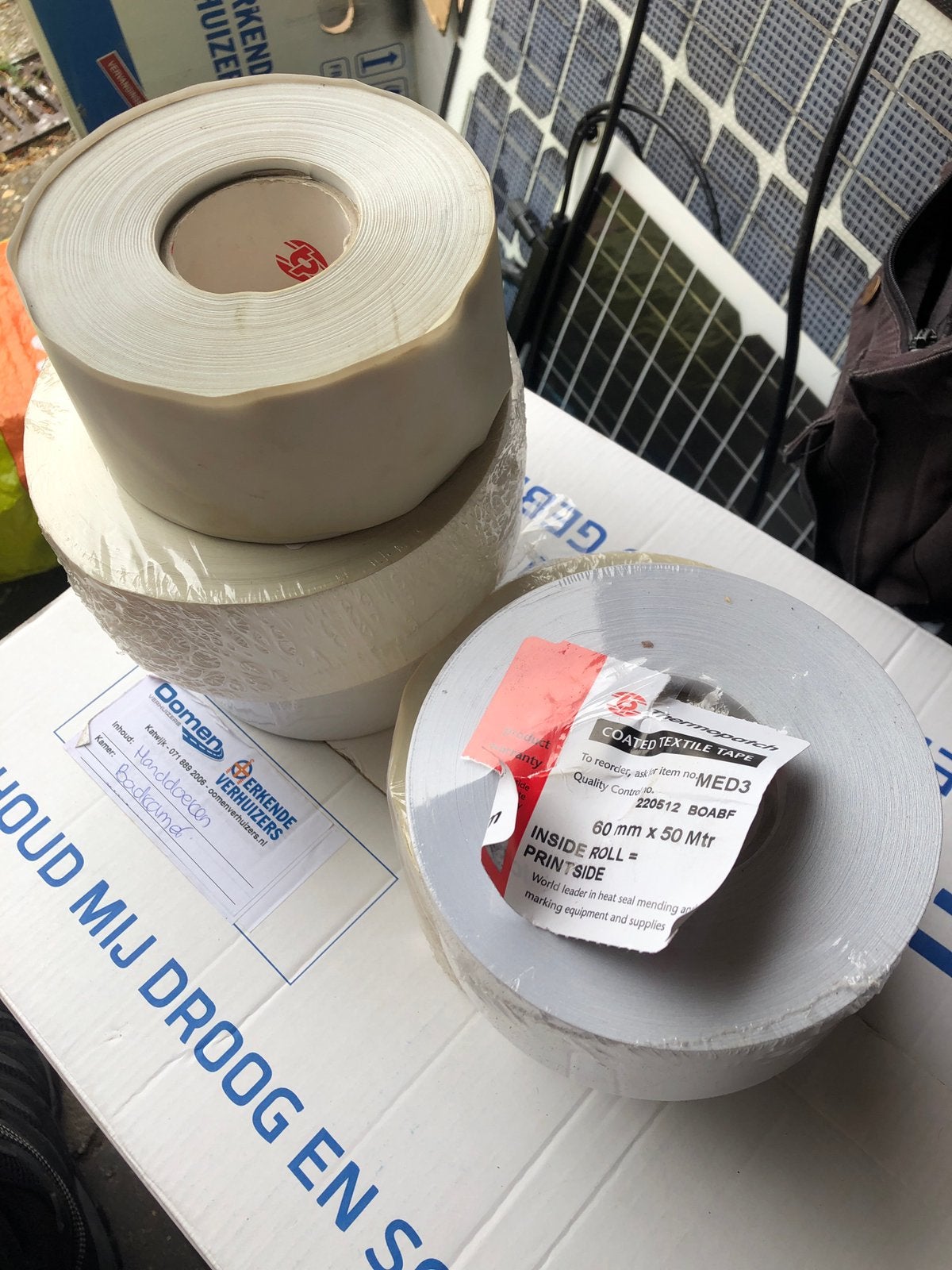 Zeil reparatietape, Ophalen, Nieuw, Minder dan 15 m²