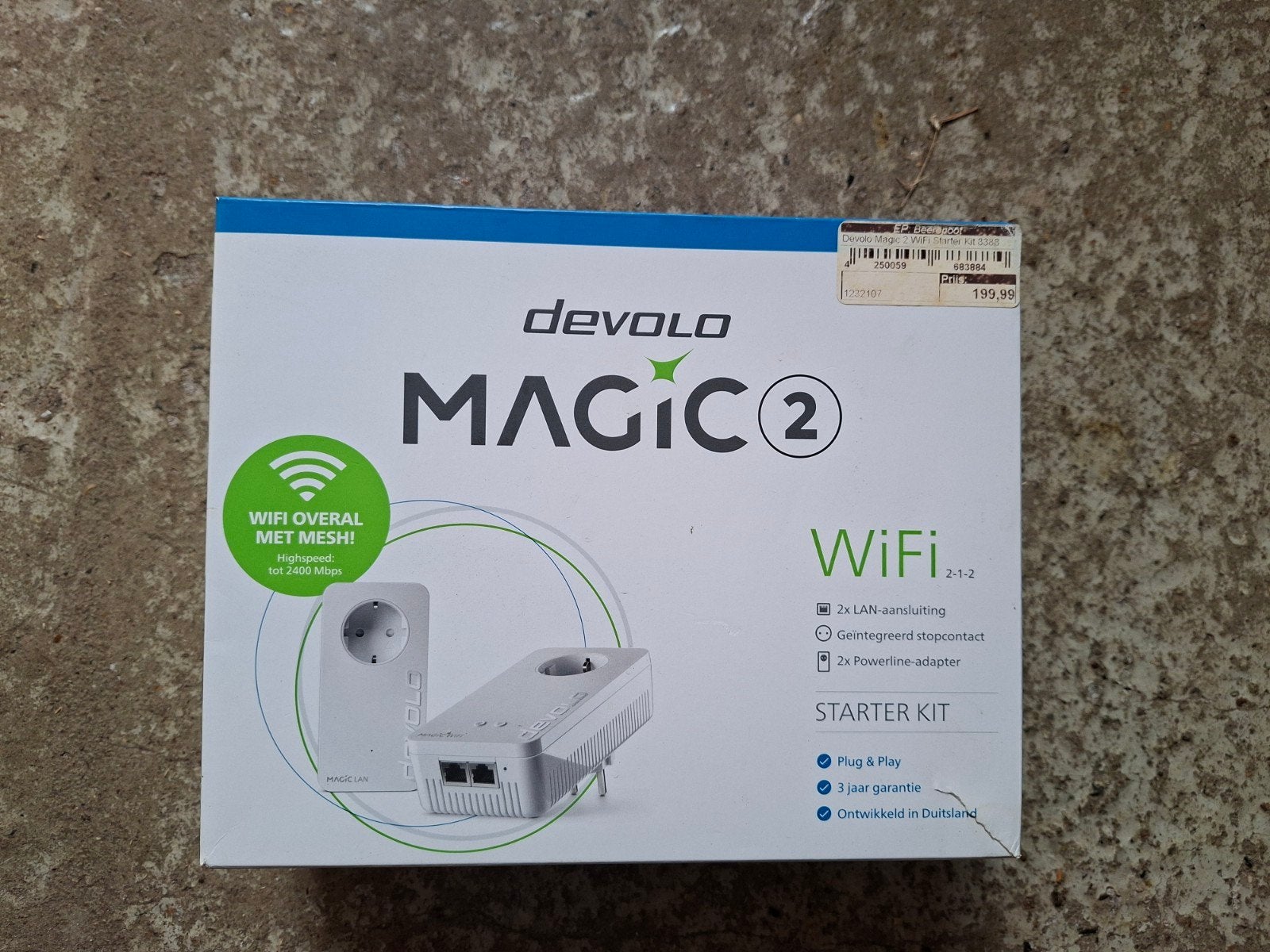 Devolo Magic 2 WiFi 2-1-2 Starter Kit - Mesh WiFi, Computers en Software, Ophalen of Verzenden, Zo goed als nieuw, Router, Devolo