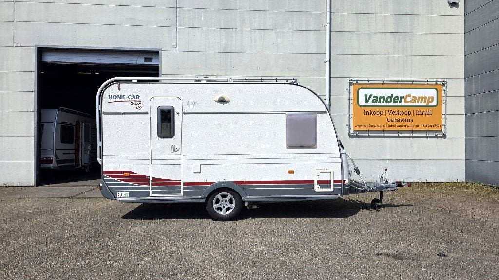 HomeCar Racer 40 met voortent, luifel en mover, Home-car, Schokbreker, Rondzit, Bedrijf