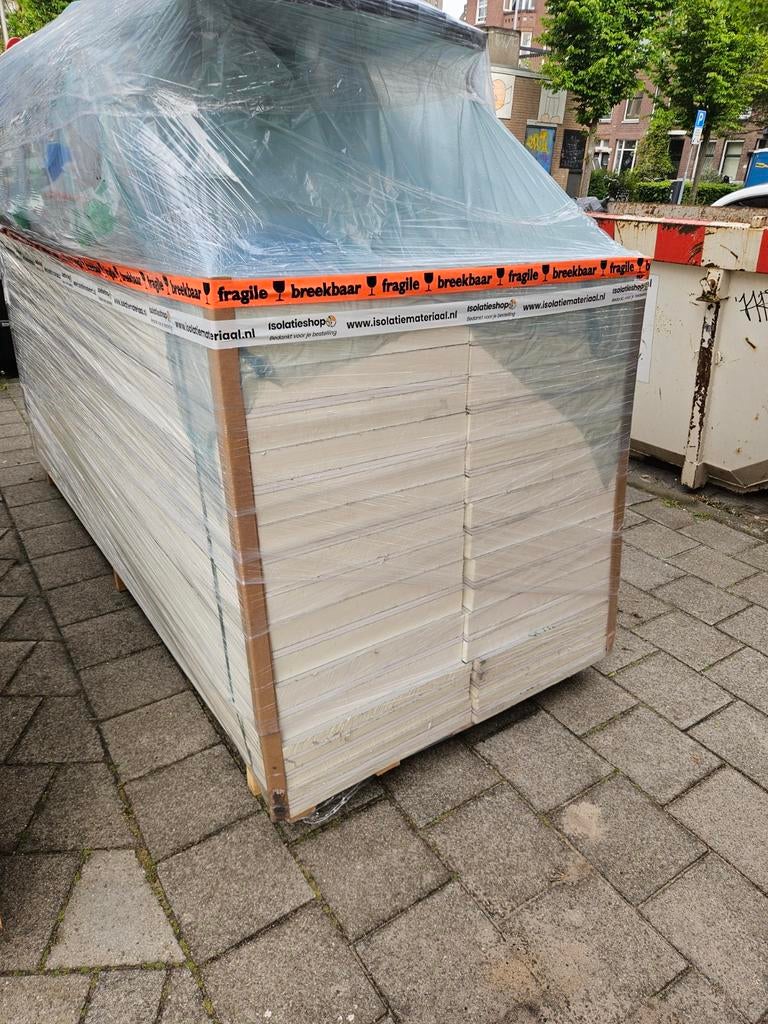 26 Nieuwe PIR + Gips isolatieplaten 70mm A-kwaliteit, Doe-het-zelf en Verbouw, Isolatie en Afdichting, Ophalen, Nieuw, Hardschuim (Pir)