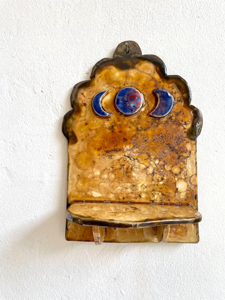 Wand altaartje wierook houder keramiek, Ophalen of Verzenden, Nieuw