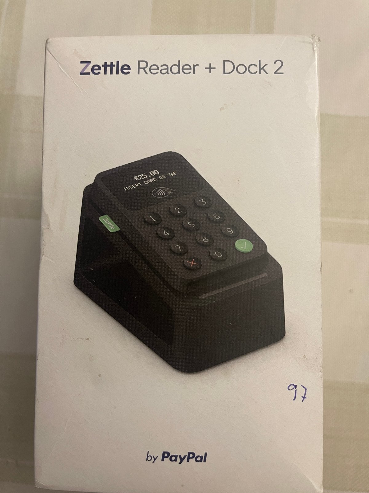 iZettle mobiele pinautomaat met Dock 2 en toebehoren