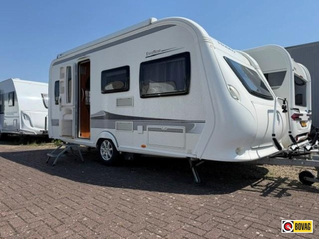 Hobby Excellent 455 UF 2013 Mover/luifel/fietsenrekken, Caravans en Kamperen, Caravans, Bedrijf, tot en met 4, 1000 - 1250 kg