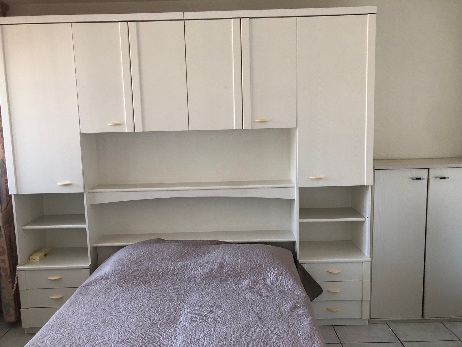 Slaapkamer meubel met 2 persoonsbed, Ophalen, Zo goed als nieuw, Tweepersoons