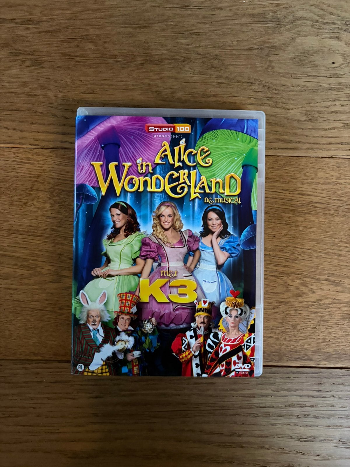 Alice in Wonderland K3 musical dvd, Alle leeftijden, Ophalen of Verzenden, Gebruikt