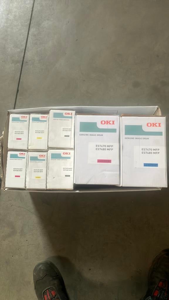 Oki toner cartridge en drum, Ophalen, Nieuw, Printer