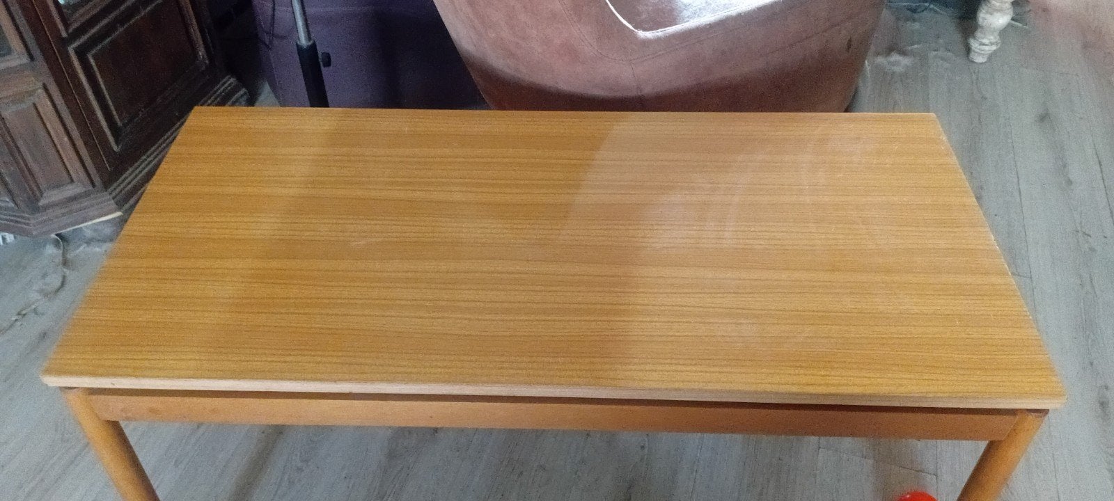 Retro salontafel, Ophalen, Gebruikt, 100 tot 150 cm, 50 tot 100 cm