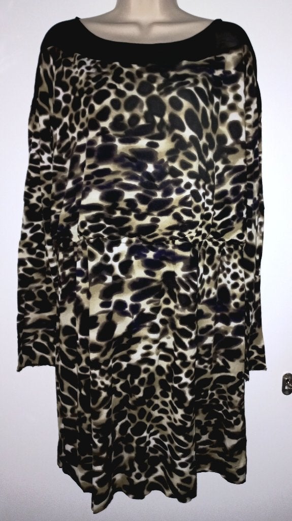 Mango jurk maat XL (44/46), Ophalen of Verzenden, Zo goed als nieuw, Meerkleurig, Jurk