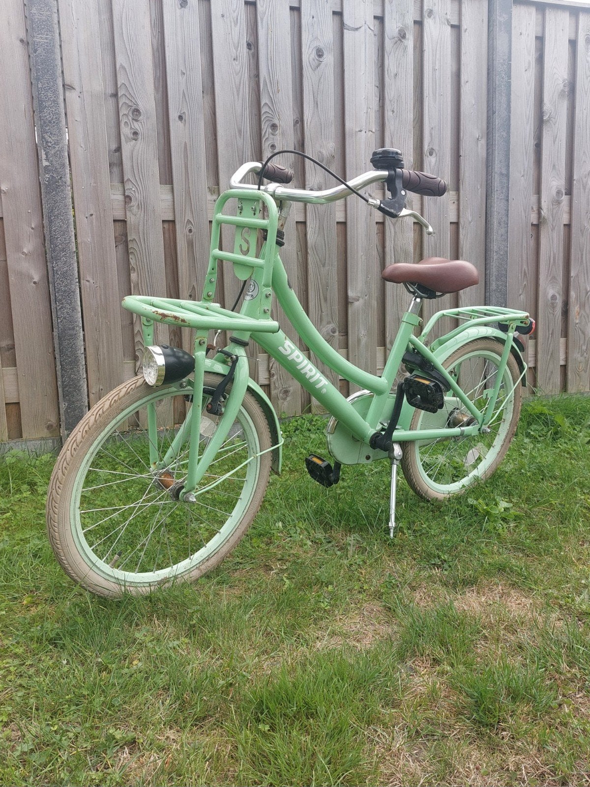 Spirit Cargo meisjesfiets 20 inch - Mintgroen, Ophalen, Terugtraprem, Gebruikt, Spirit