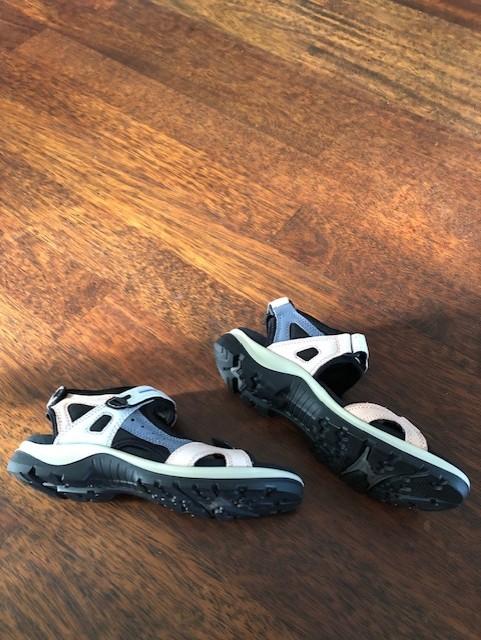 Ecco sandalen multicolor maat 43, Ecco, Overige kleuren, Zo goed als nieuw, Sandalen of Muiltjes