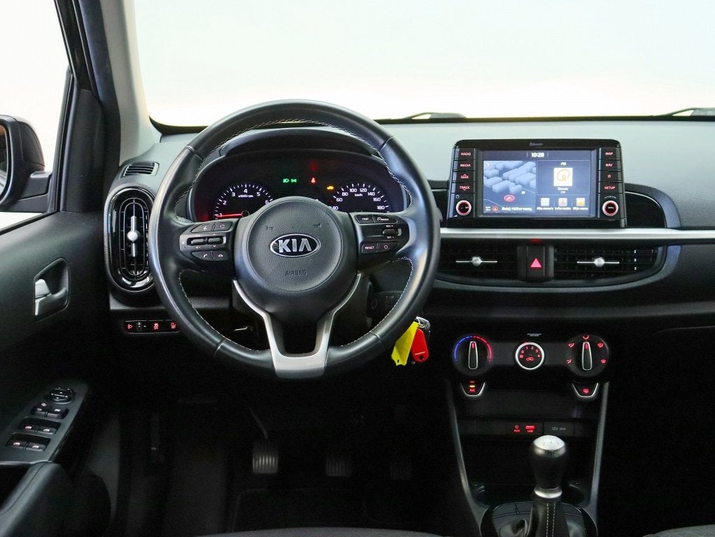 Kia Picanto 1.0 MPi DynamicLine | Camera | Navigatie | Carpl, Stof, Gebruikt, 4 stoelen, Origineel Nederlands