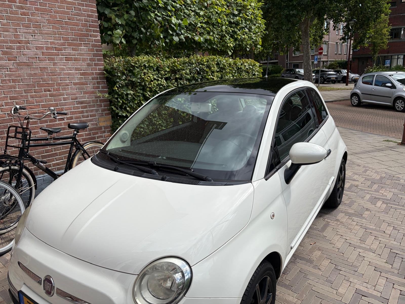 Fiat 500 0.9 85pk Twinair Turbo 2012 Wit, Voorwielaandrijving, 31 €/maand, Origineel Nederlands, Handgeschakeld