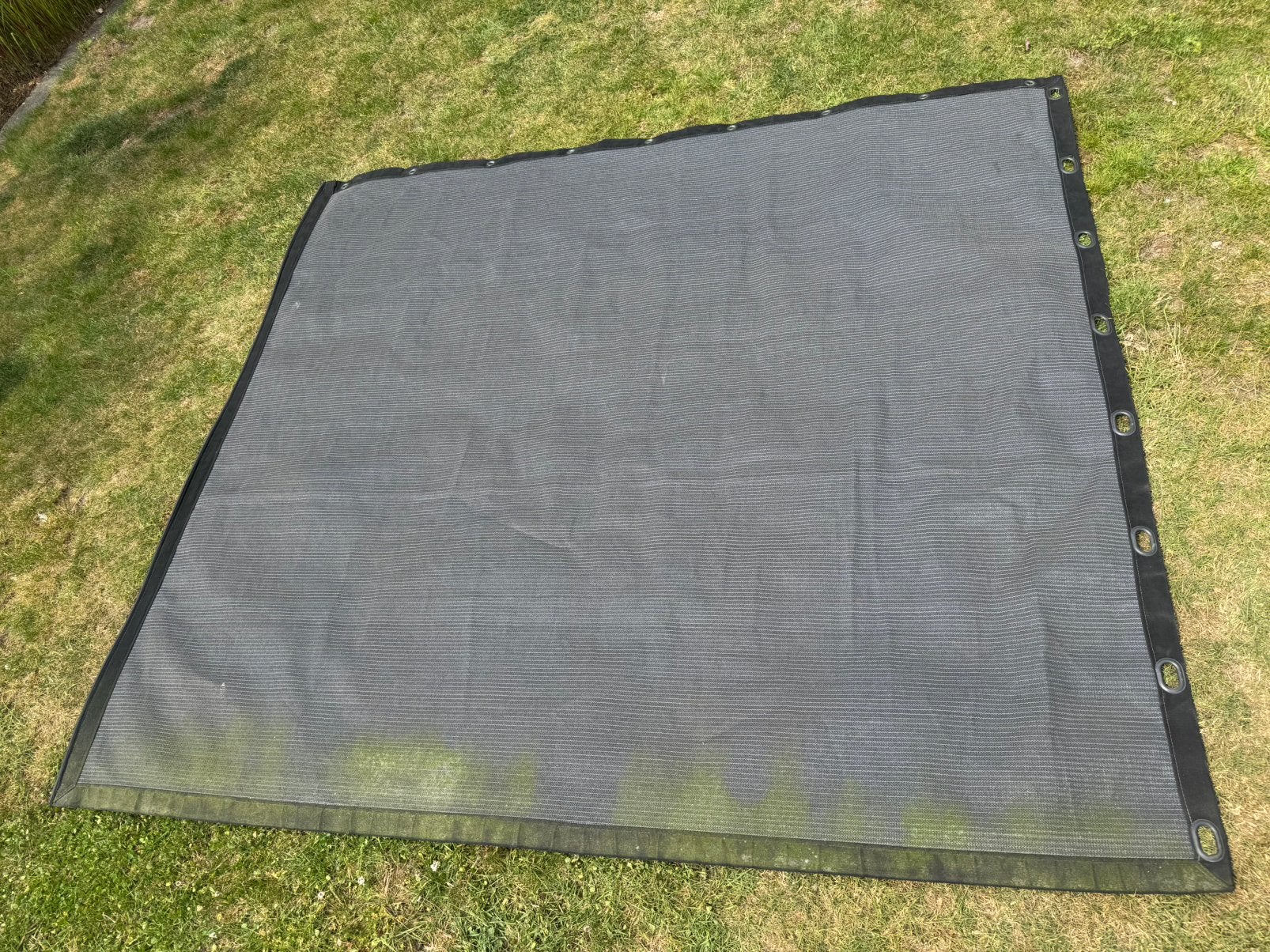 Wind doorlatend veranda doek 217,5 bij 193, Kunststof, 3 ramen of meer, Overige typen, Ophalen
